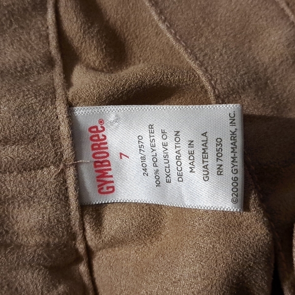 Gymboree girls faux suede size 7 pants - Picture 2 of 3